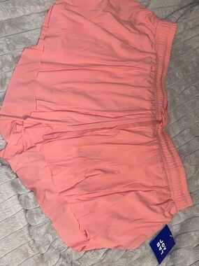 JoyLab Coral Pink Athletic Shorts with Elastic Waist